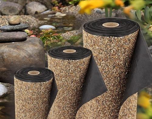 Steinfolie 60cm bredde / Brun sandstein