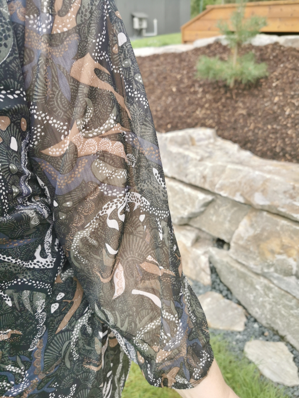 Zhenzi Olar bluse med 3/4 lange ermer - Image 6