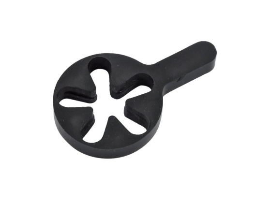 Throttle screw extension lever.