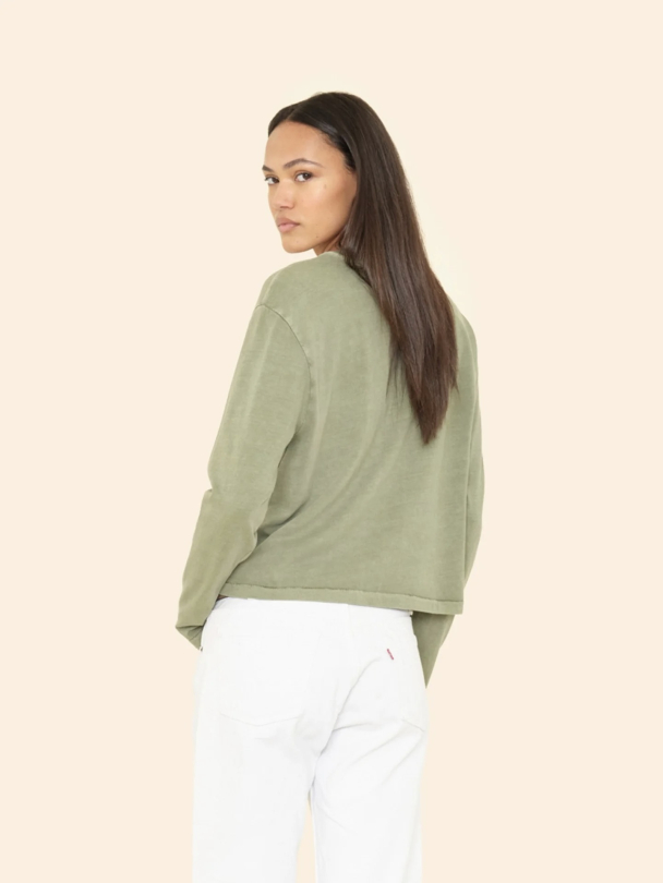 Terrance Tee Vintage Olive Leaf - Image 2