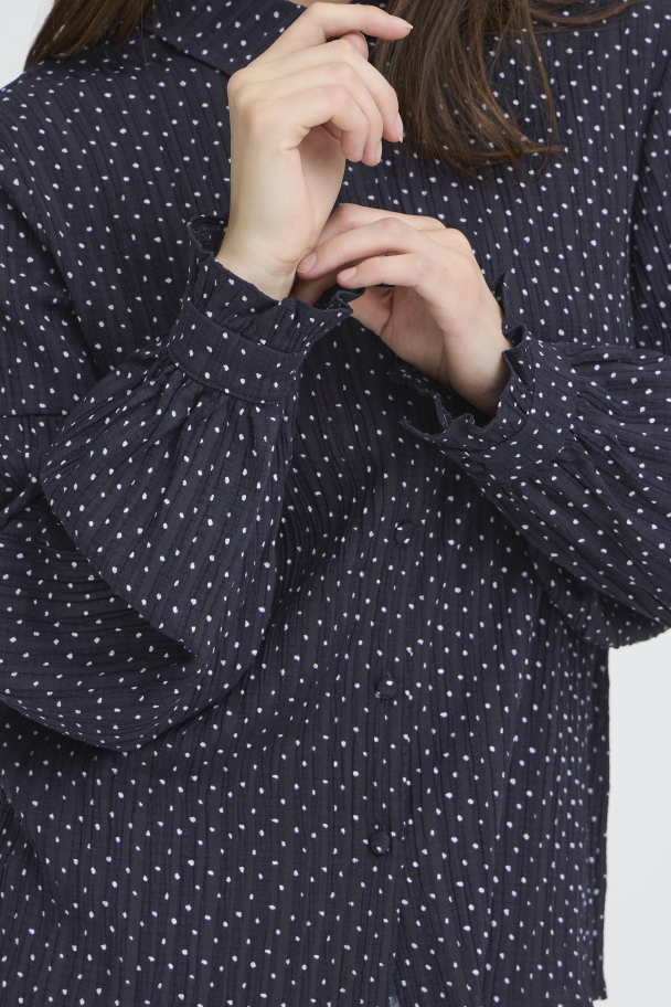 PZaddison Bluse Blå - Image 3