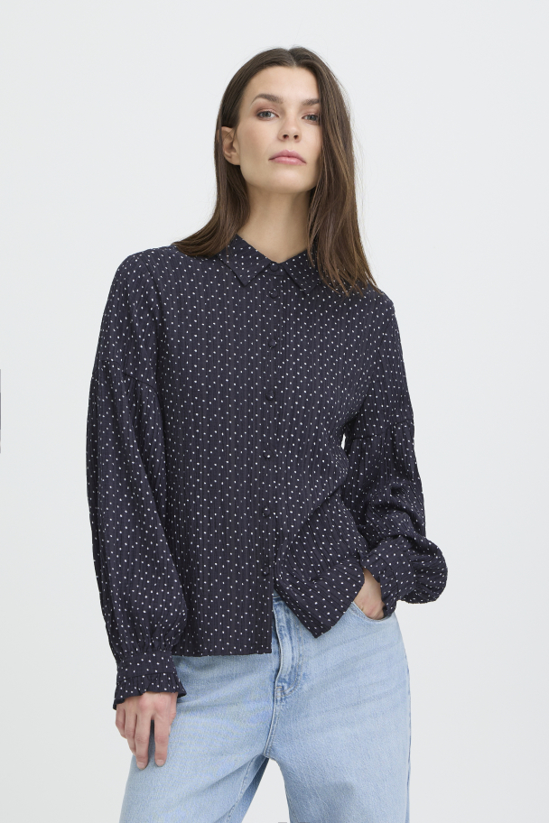 PZaddison Bluse Blå - Image 1