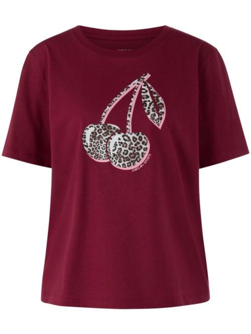 Cherry Burgundy T-shirt AS 48.21 J27  | Cherry Burgundy  T-shirt AS 48.21 J27 fra MarcCain