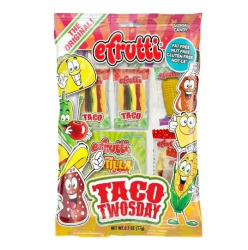 EFRUTTI GUMMI TACO TWOSDAY BAG 77g