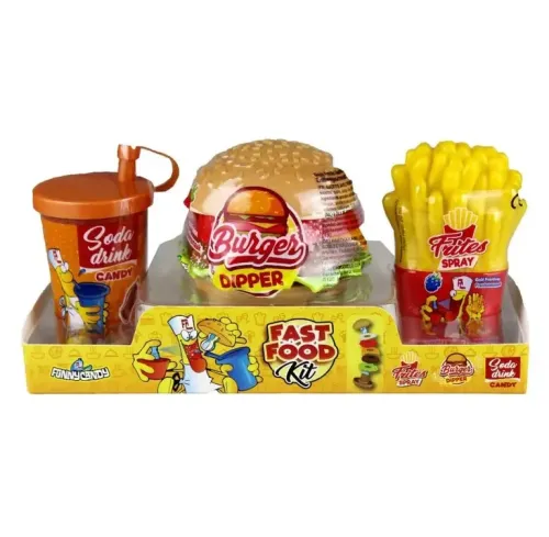 FUNNY CANDY FAST FOOD KIT 103g 