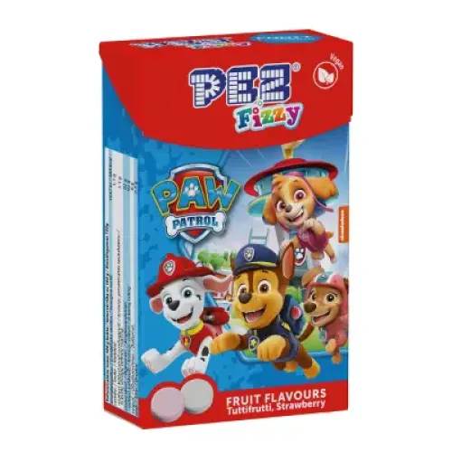PEZ FIZZY PAW PATROL FLIP TOP BOX 30g