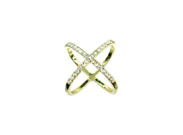 Skjerf Ring m/strass 1409 - Image 1
