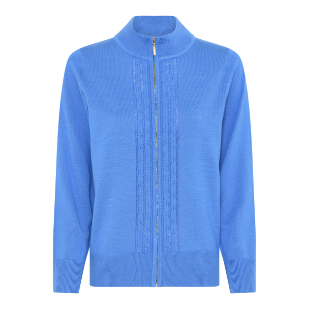 Cardigan m/glidelås 143 295 Blå - Image 2