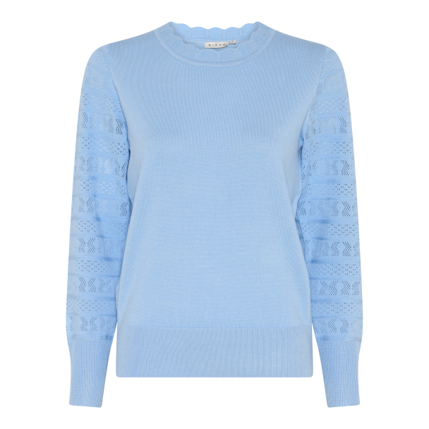 Genser m/mønster 180 152 Lys Blå