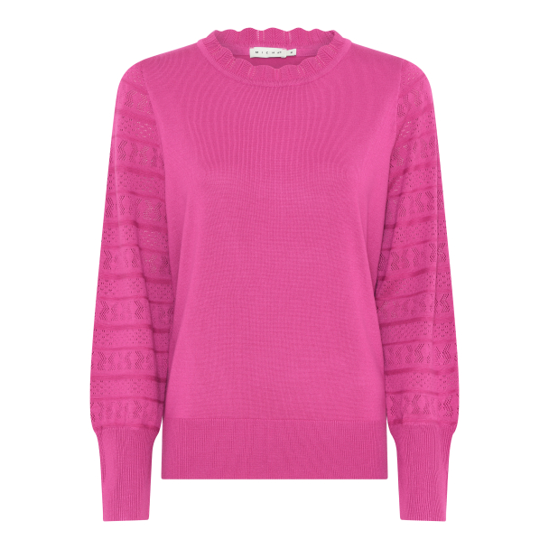 Genser m/mønster 180 152 Rosa