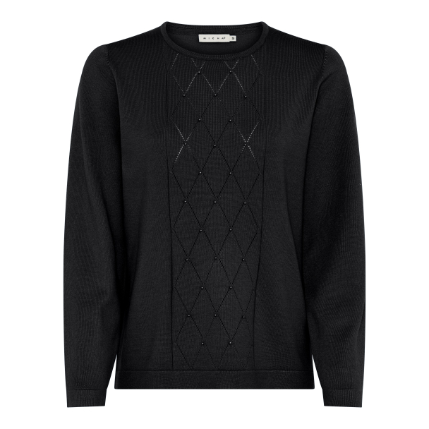 Genser m/perler 180 144 Svart