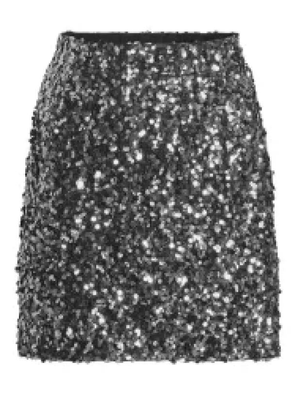VIFaith paljettskjørt, svart