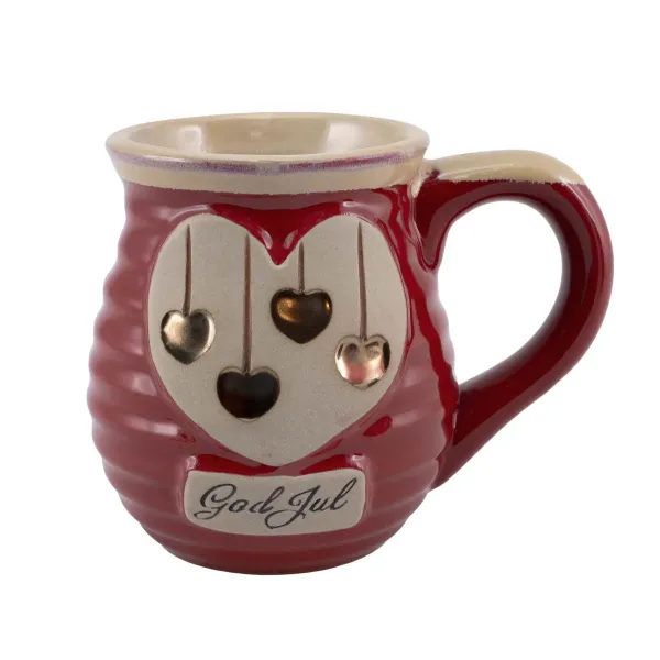 God jul koppen, hjerter