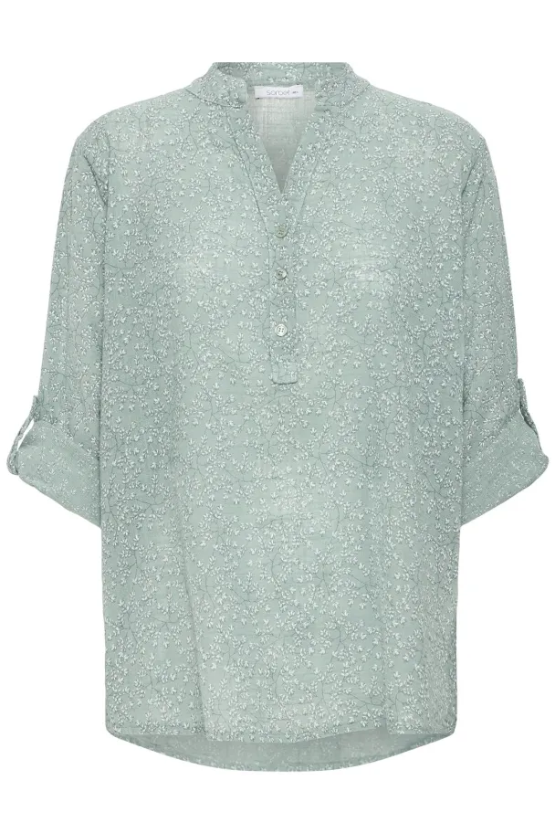 SBAlexia twig blouse, grønn - Image 1
