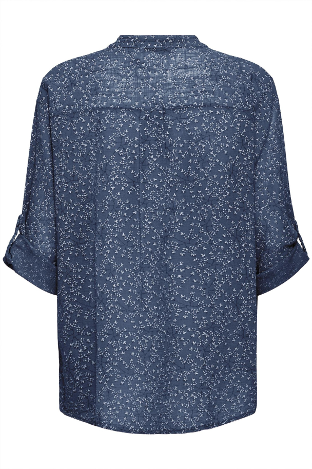 SBAlexia twig blouse, navy - Image 2