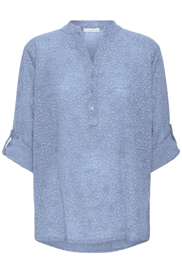 SBAlexia twig blouse, blå - Image 1
