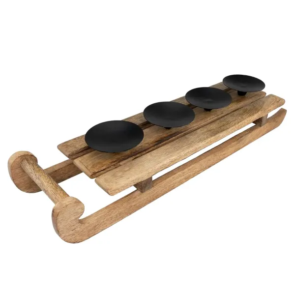 Antikk adventsstake på slede, F-design