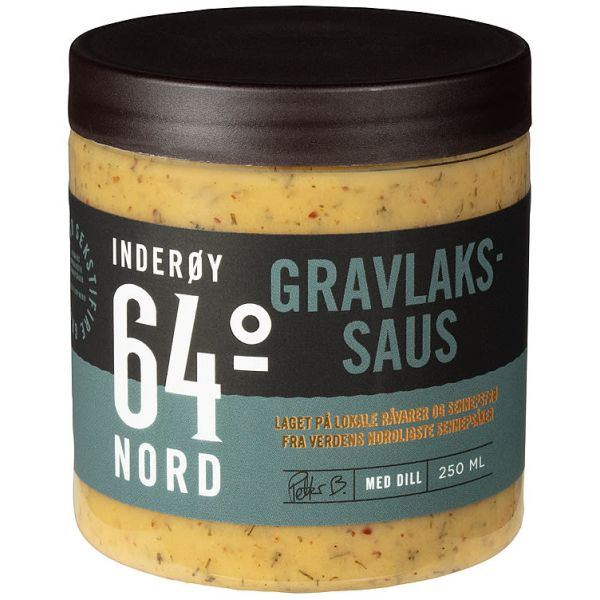 Gravlakssaus 250ml Inderøy 64° Nord