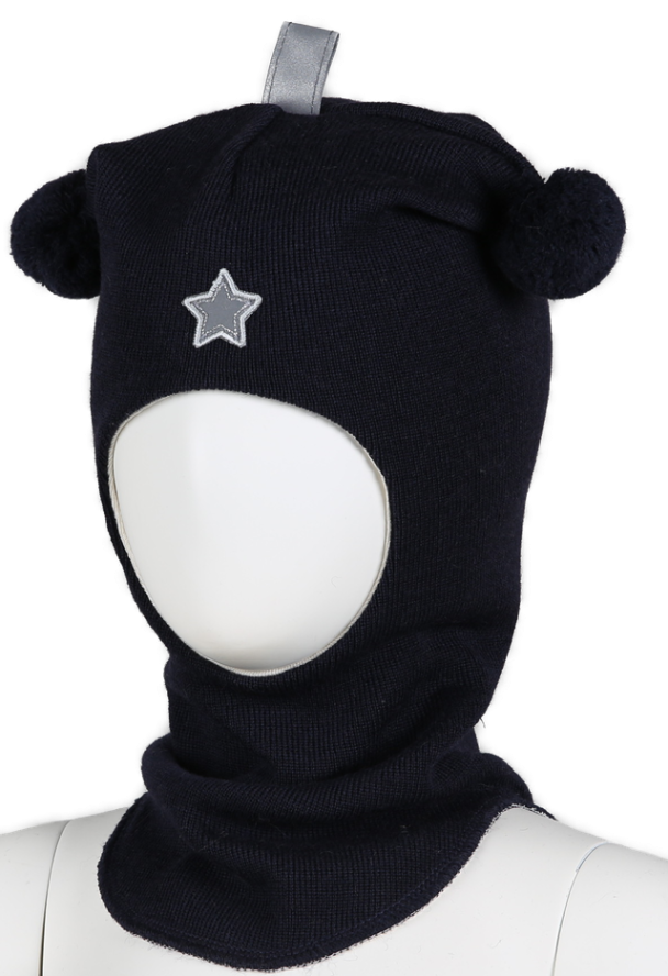Kivat balaclava med stjerne