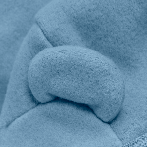 Jacket Ears Cotton Fleece - Windward Blue - Image 3