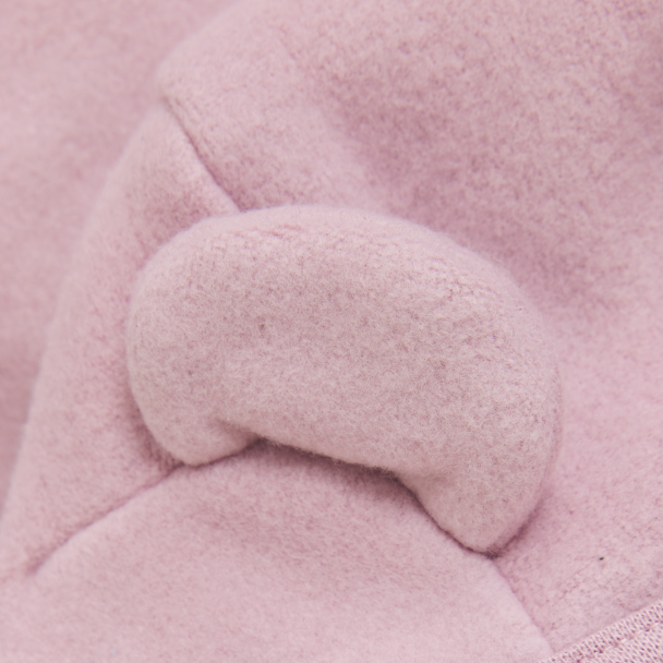 Jacket Ears Cotton Fleece - Deauville Mauve - Image 3