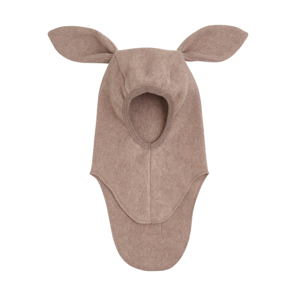 Balaclava Ears Cotton Fleece - Savannah Melange - Image 1