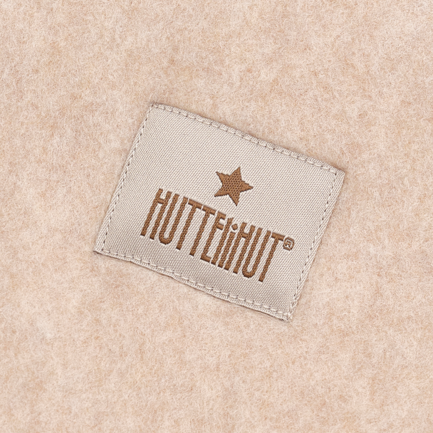 Balaclava Ears Cotton Fleece - Camel Melange - Image 3