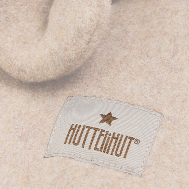 Balaclava Ears Cotton Fleece - Camel Melange - Image 3