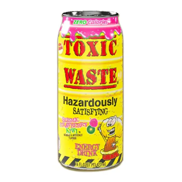 TOXIC WASTE SEISMIC STRAWBERRY KIWI ENERGY DRINK 473ml