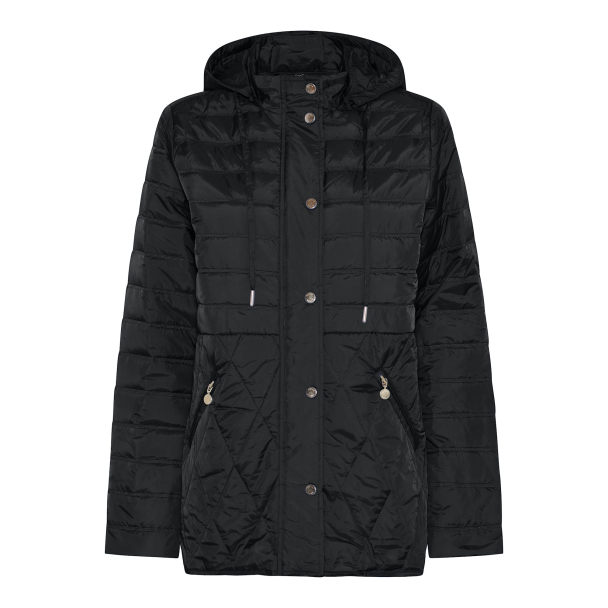 Vattert Jakke 143 290 Svart