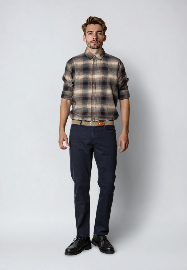 Dylan rutet flanelskjorte - Image 2