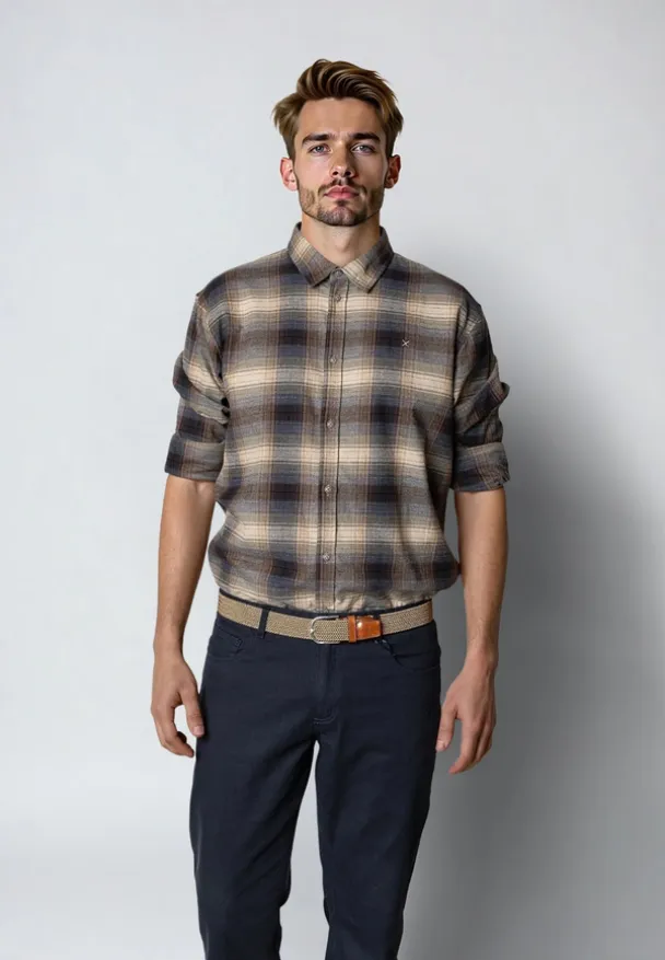 Dylan rutet flanelskjorte - Image 1