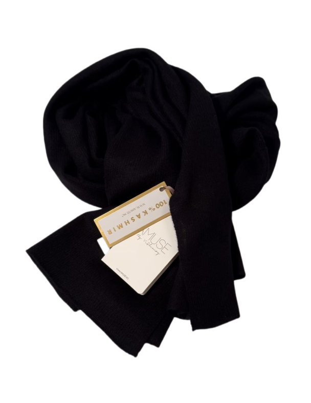 Amuse Sia strikket skjerf, Black