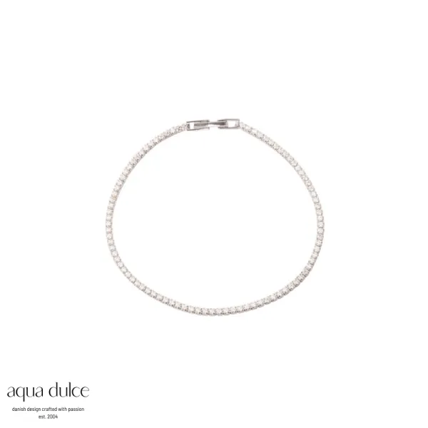 Armb&aring;nd - Tennis Small (S&oslash;lv)