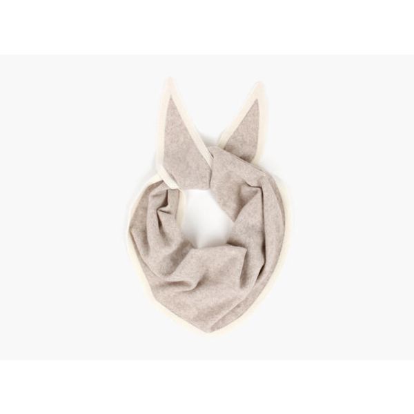 Lara Duo Large Triangel Skjerf - Sand