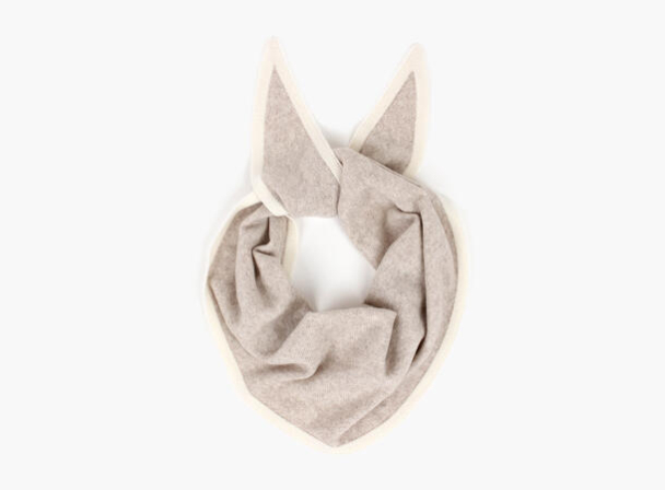 Lara Duo Large Triangel Skjerf - Beige