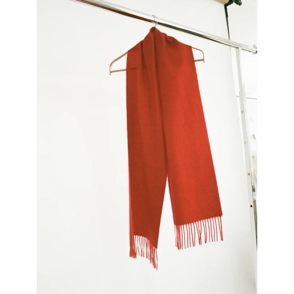 Cashmere Woven Scarf Red