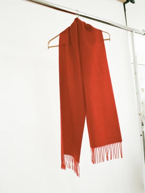 Cashmere Woven Scarf Red
