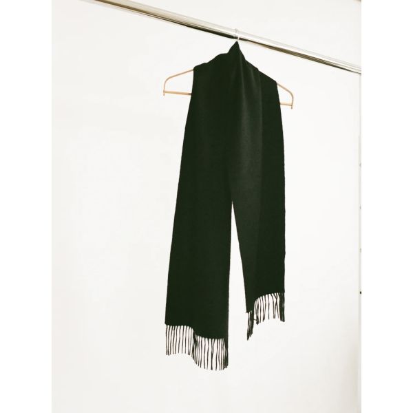 Cashmere Woven Scarf Black