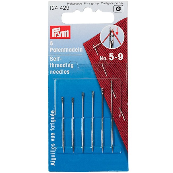 Prym Synåler Håndsøm Selvtredende No.5-9 – 6stk