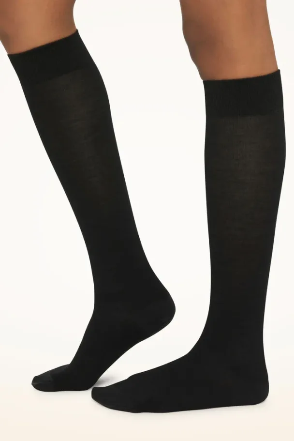 Merino Knee-Highs, sort - Image 1