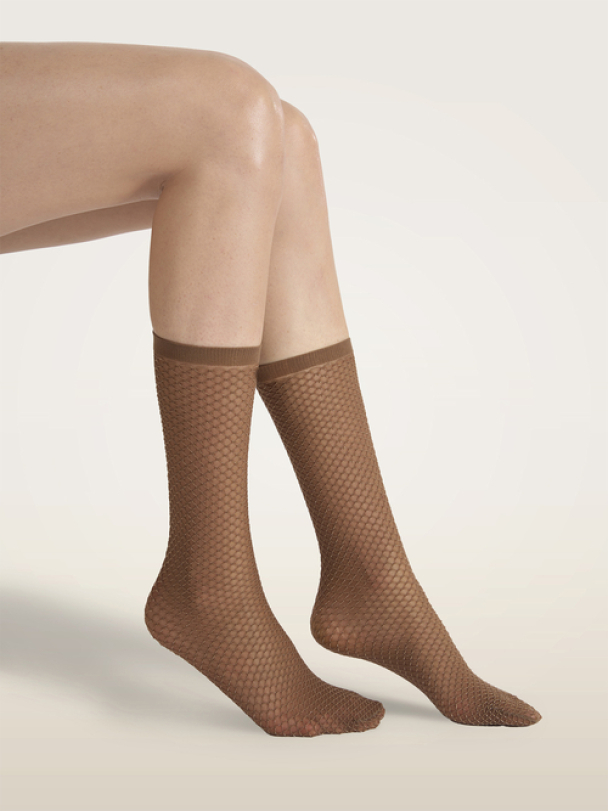 Shimmer Effect socks, saba/ gold - Image 1