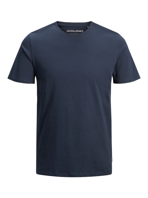 JCOPOINT BADGE TEE SS CREW NECK Navy - Image 1