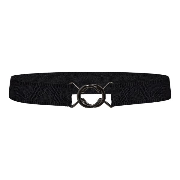Viggo Black Elastic Belt  |   Viggo Black Elastic Belt fra Co'Couture