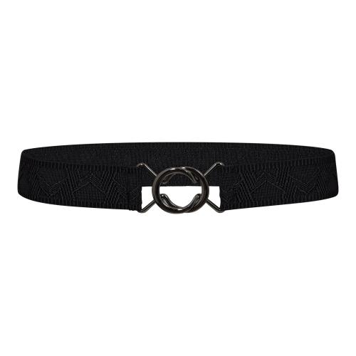 Viggo Black Elastic Belt  |   Viggo Black Elastic Belt fra Co'Couture