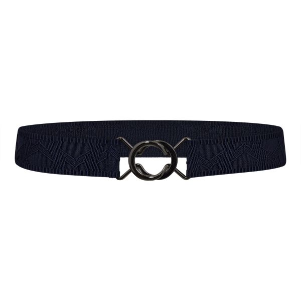 Viggo Navy Elastic Belt  |   Viggo Navy Elastic Belt fra Co'Couture