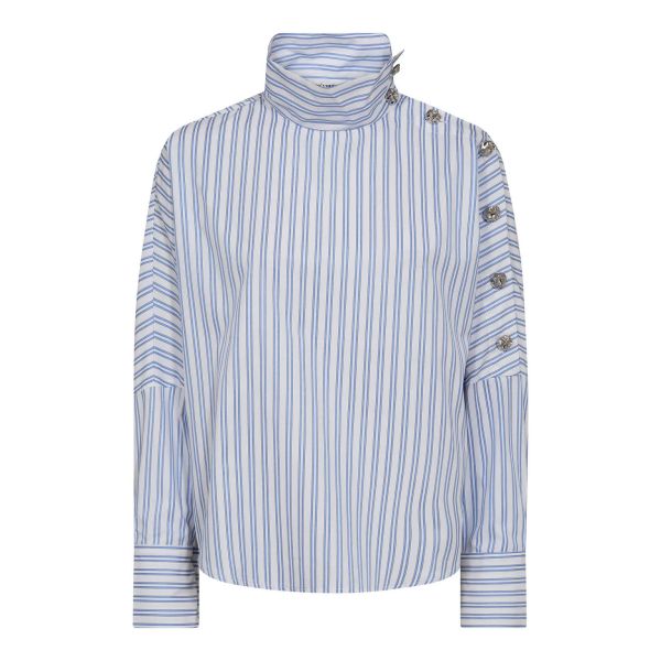 Devin Asym Button Blouse  |  Devin Asym Button Blouse fra Co'Couture