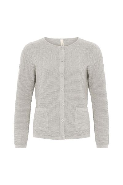 Cardigan 1566 Bomull Kit Melange