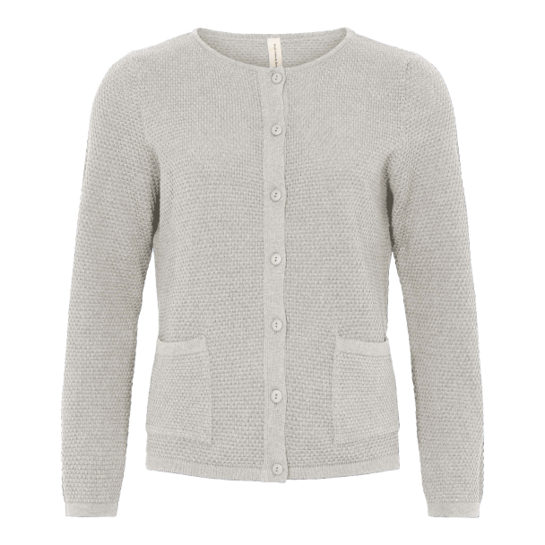 Cardigan 1566 Bomull Kit Melange