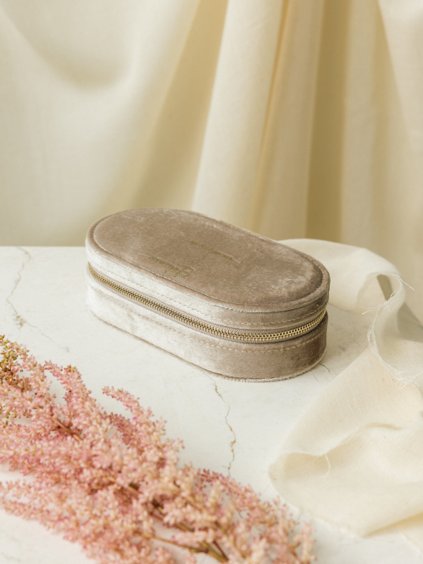 My little Secrets smykkeskrin oval  - Light Pink